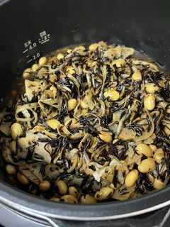 【電気圧力鍋】ひじきの煮物-レシピのメイン写真
