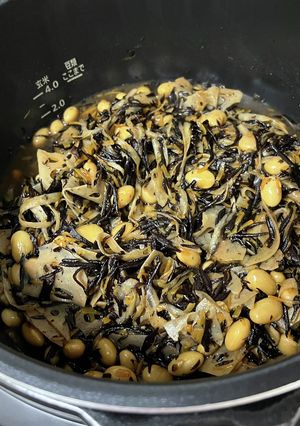 【電気圧力鍋】ひじきの煮物-レシピのメイン写真