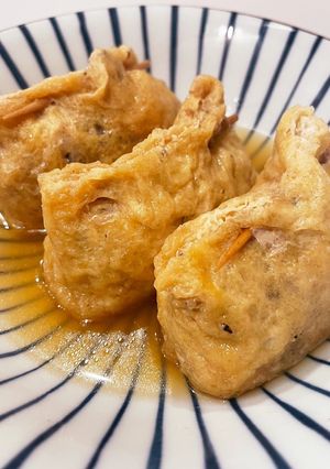 じんわり染みる☆ひじきの巾着煮-レシピのメイン写真