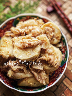 レンジで10分♪♪里芋と豚こまの味噌煮-レシピのメイン写真