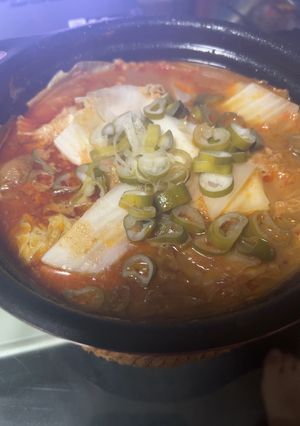 大きなつくねの坦々ごま鍋-レシピのメイン写真