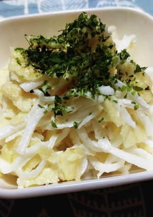 大根とポテトチップスの簡単サラダ-レシピのメイン写真