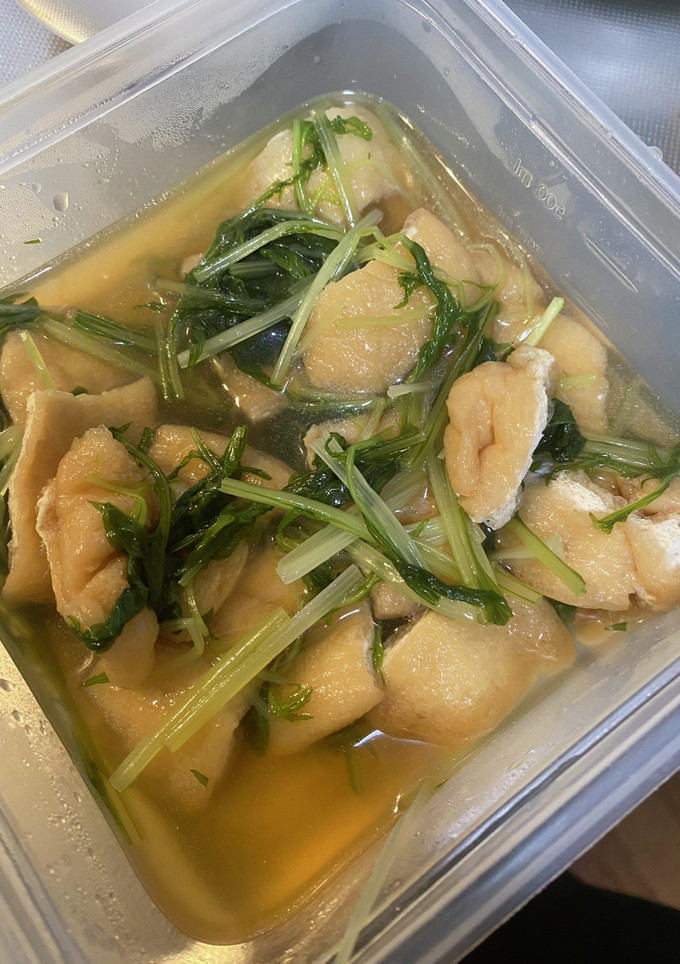 水菜と揚げの煮浸し-レシピのメイン写真