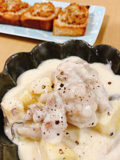 にんにく!さつまいものクリーム煮♡-レシピのメイン写真