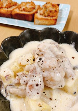 にんにく！さつまいものクリーム煮♡-レシピのメイン写真