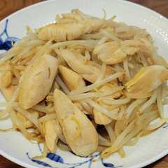 รูปของ ささみともやしのマヨぽん酢炒め