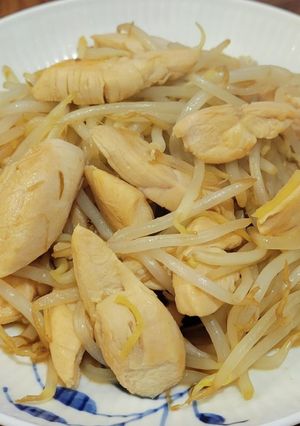 ささみともやしのマヨぽん酢炒め-レシピのメイン写真
