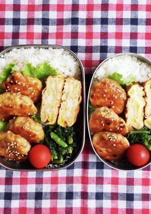 高校生　息子と娘のお弁当 64-レシピのメイン写真