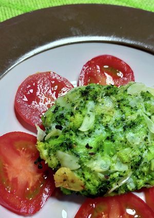 肉卵不使用♪グリーンハンバーグ♪-レシピのメイン写真
