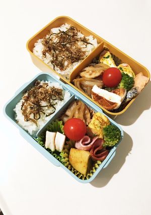 弁当　高1娘、夫-レシピのメイン写真