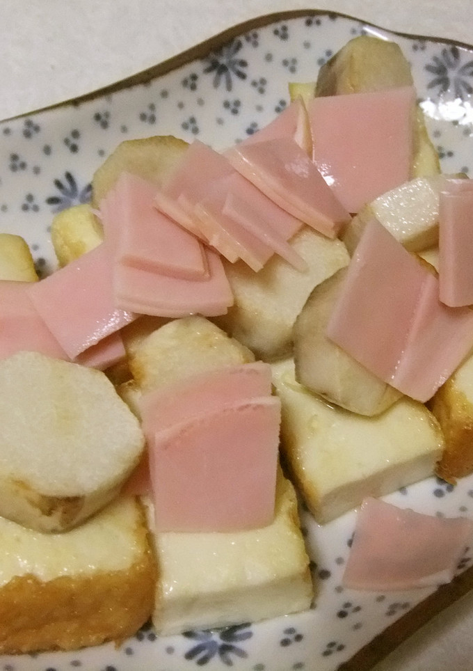 厚揚げと長芋ハムの炒めもの-レシピのメイン写真