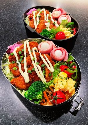 高校生弁当2022 12月1ソースかつ-レシピのメイン写真