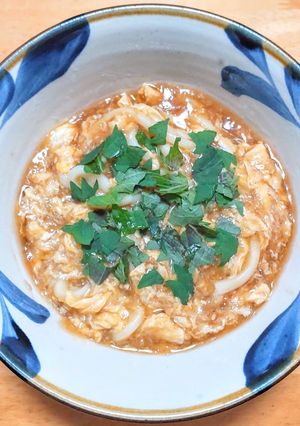 相葉マナブ☆生姜を効かせた玉子とじうどん-レシピのメイン写真