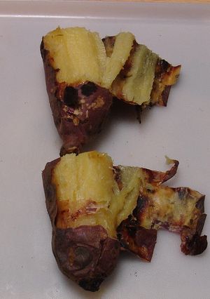 紅はるかで焼き芋！　＜魚焼きグリル版＞-レシピのメイン写真