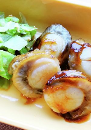 簡単給食　ほたての照焼き-レシピのメイン写真