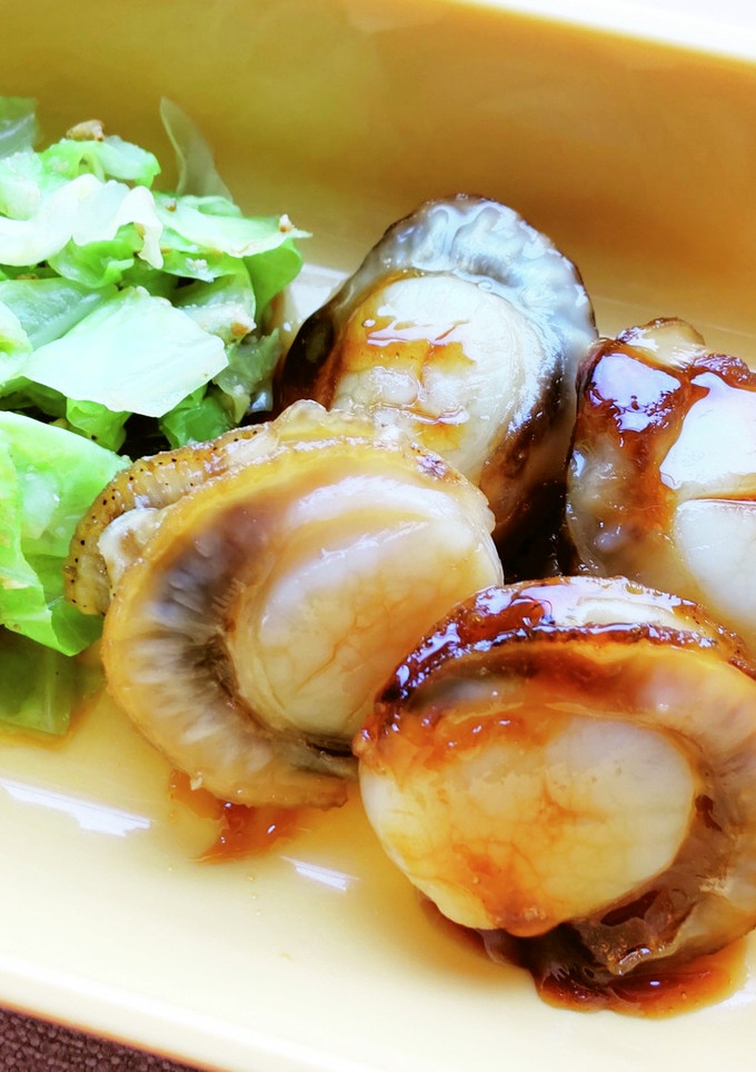 簡単給食　ほたての照焼き-レシピのメイン写真