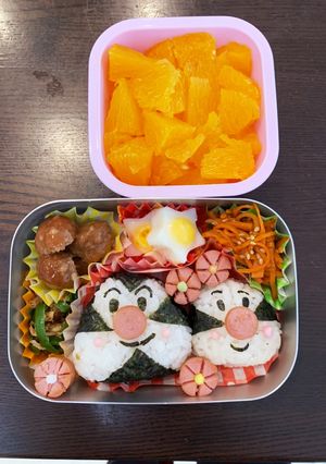 おむすび&こむすびマン☆幼稚園保温庫用-レシピのメイン写真