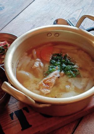 おひとり様ランチに★ヘルシー鶏味噌鍋-レシピのメイン写真