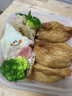 甘ーいお稲荷さん☆マヨポン酢チキン弁当-レシピのメイン写真