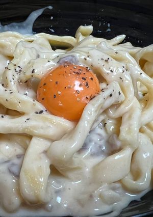 洗い物なし！究極ズボラカルボナーラソース-レシピのメイン写真
