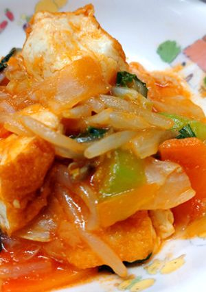 【保育園給食】豆腐のケチャップあんかけ-レシピのメイン写真