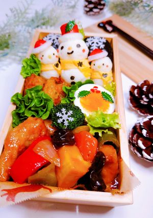 女子学生のお弁当(2022.12.1)-レシピのメイン写真