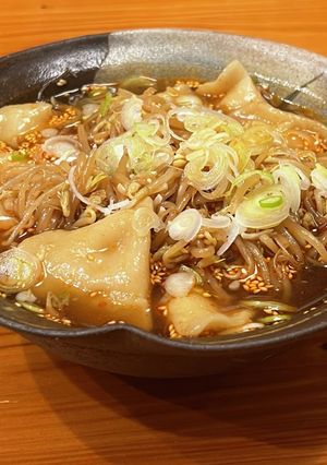 ねぎだくもやしと水餃子の中華風ピリ辛漬け-レシピのメイン写真