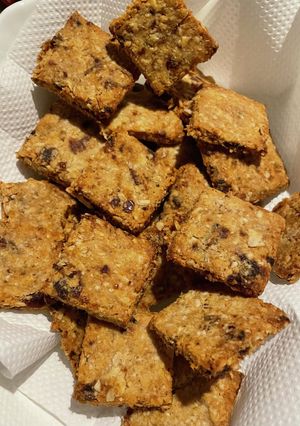 オートミールとデーツとナッツのクッキー-レシピのメイン写真