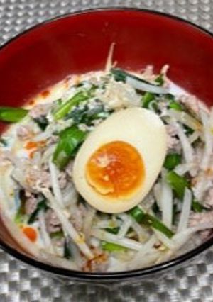ごま豆乳坦々ラーメン-レシピのメイン写真