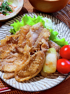 豚ロース肉の胡麻味噌炒め♩-レシピのメイン写真