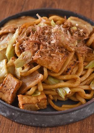 肉赤味噌焼きうどん-レシピのメイン写真