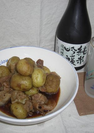 ♪お酒に合う！新じゃがと豚の甘辛煮♪-レシピのメイン写真