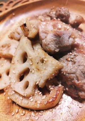 鶏もも蓮根!!甘酢炒め-レシピのメイン写真