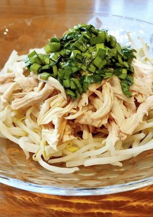 ニラだれ鶏ハム QC-レシピのメイン写真