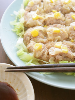 【健康】レンジで簡単!シュウマイ-レシピのメイン写真