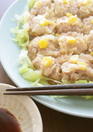 【健康】レンジで簡単!シュウマイ-レシピのメイン写真