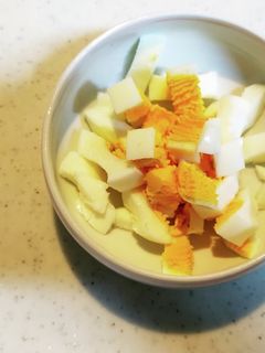 茹で卵の荒みじん切り-レシピのメイン写真
