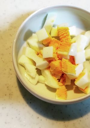 茹で卵の荒みじん切り-レシピのメイン写真