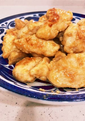 胸肉柔らか!トロッと味噌マヨ-レシピのメイン写真