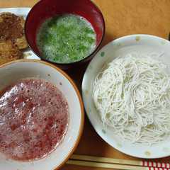 大泉洋の「野菜すりおろしそうめん」-レシピのメイン写真