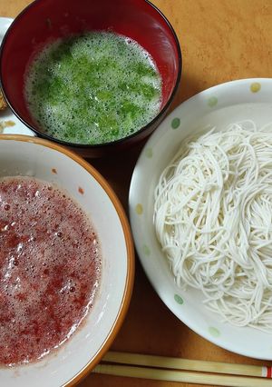 大泉洋の「野菜すりおろしそうめん」-レシピのメイン写真