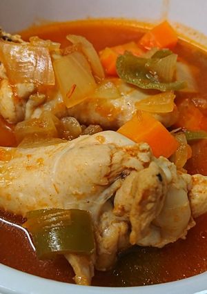 骨付きチキンのトマトスープ煮込み-レシピのメイン写真