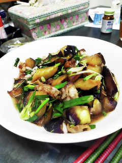 分葱たっぷり!豚バラ茄子の甘酢炒め-レシピのメイン写真
