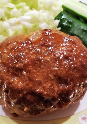 のび～る♪《☆チーズinハンバーグ☆》-レシピのメイン写真