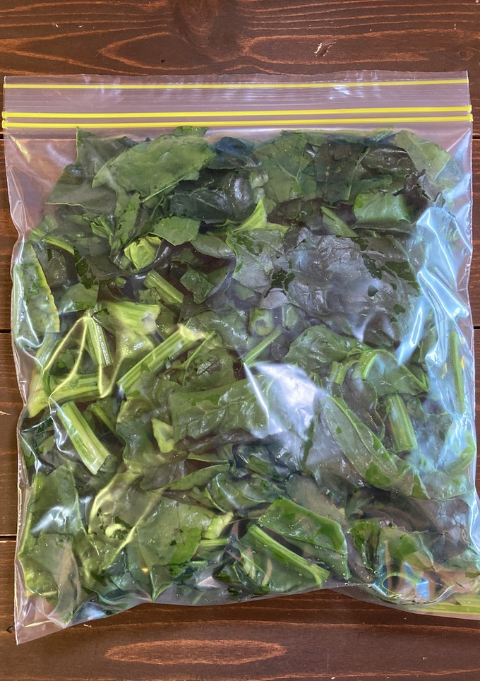ほうれん草をそのまま冷凍-レシピのメイン写真