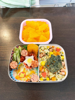 プーさんピラフ風☆幼稚園保温庫用☆2歳-レシピのメイン写真