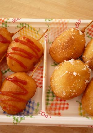 屋台の味！おいしいフレンチドック！-レシピのメイン写真