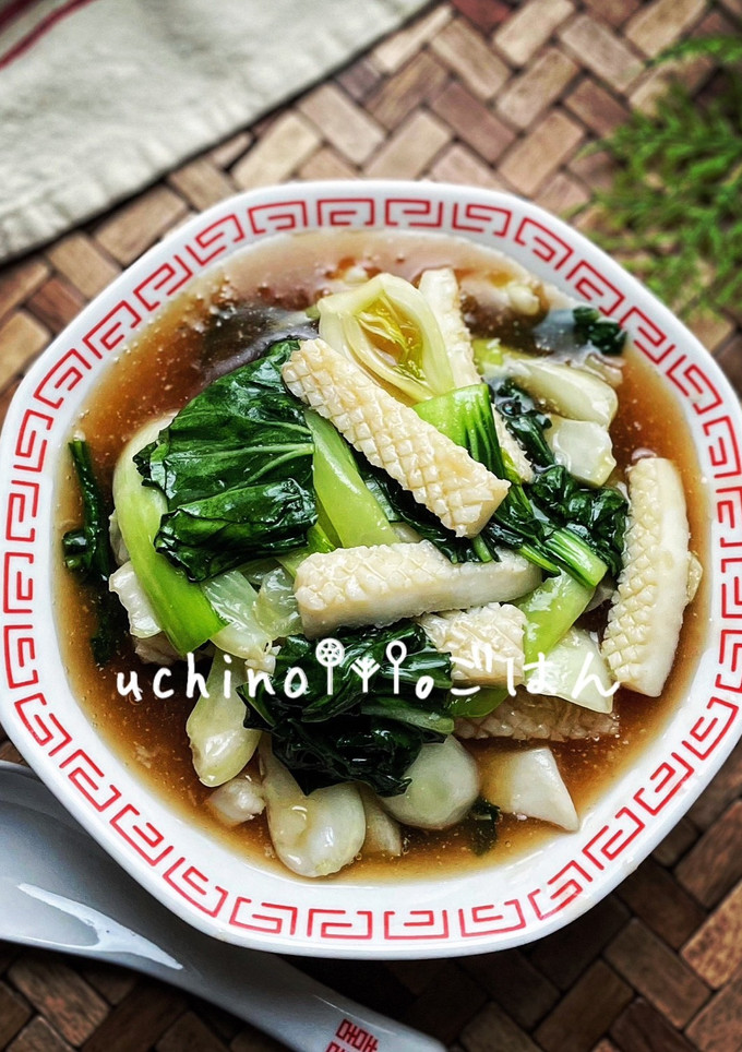 いかと青梗菜のとろ～中華あんかけ炒め-レシピのメイン写真