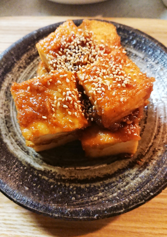 厚揚げの味噌絡め 田楽風-レシピのメイン写真