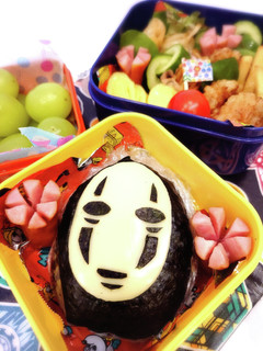 カオナシのおにぎり キャラ弁!-レシピのメイン写真